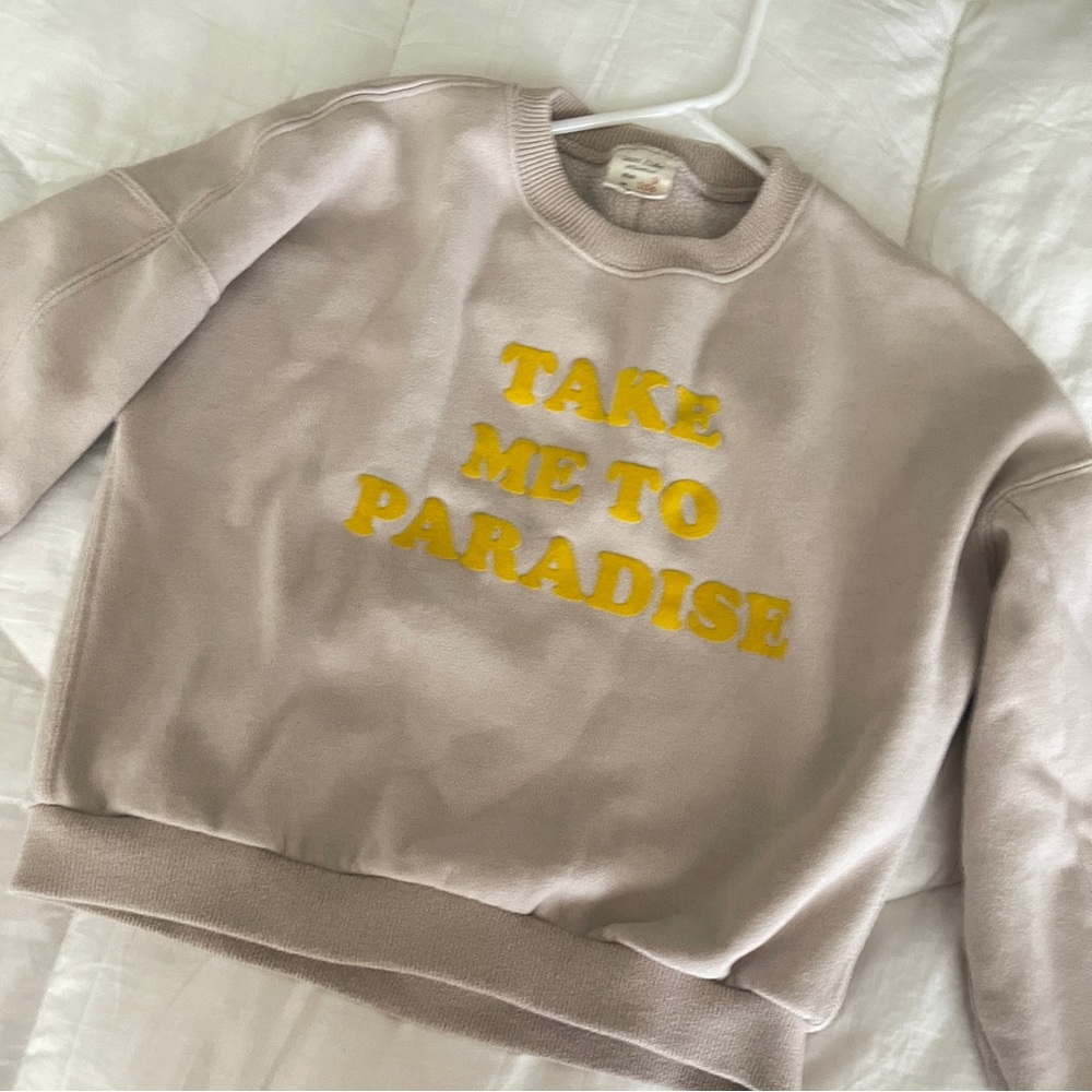 ZARA KIDS • Take Me to Paradise sweatshirt • size 9